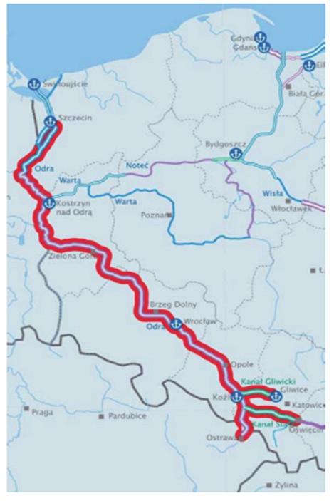 największą ilość tych ładunków w relacjach z portem w Szczecinie, przewieziono w 2015 roku i było to 192,422, a stanowiło to wówczas 22% ogółu przewożonych ładunków.