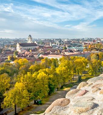 2. ZAMEK GEDYMINA Arsenalo 5, www.lnm.lt Zamek Gedymina wyjątkowa budowla w samym centrum Wilna swoim pięknem, okazałością i historią ciesząca wilnian i gości miasta.