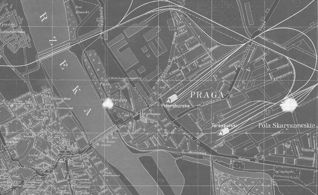 HISTORIA Historia ulicy Okrzei sięga XVI wieku, kiedy była ulicą graniczną pomiędzy Pragą a Skaryszewem.