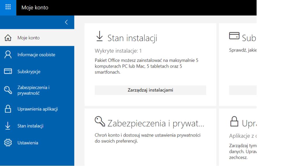 Jeśli posiadasz subskrypcję Office 365, możesz dezaktywować instalację Office 365, której już nie używasz, dzięki czemu możesz zainstalować Office 365 na innym urządzeniu.