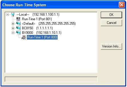 Jeżeli fizyczny sterownik nie jest dostępny, utworzony program można zostać przetestowany w trybie symulacji poprzez wybór z menu Online opcji Simulation Mode.
