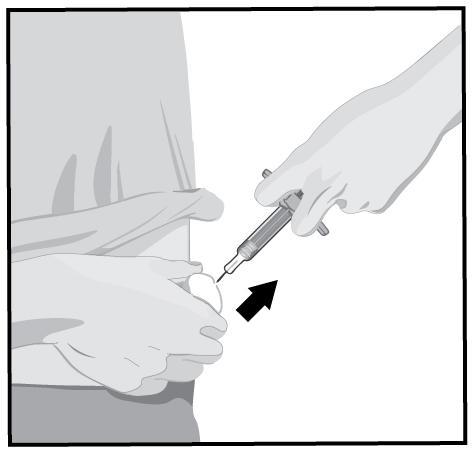 KROK 9 Wyrzucić wykorzystaną ampułko-strzykawkę do specjalnego pojemnika zgodnie z instrukcjami lekarza, pielęgniarki lub farmaceuty. Nie wolno powtórnie nakładać nasadki na igłę.