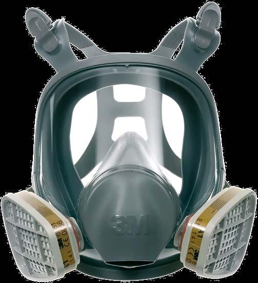 utrzymania w czystości Wszystkie maski są dostępne w trzech rozmiarach i zostały wyposażone w system złącza bagnetowego 3M pozwalający na podłączanie szerokiego asortymentu lekkich, podwójnych