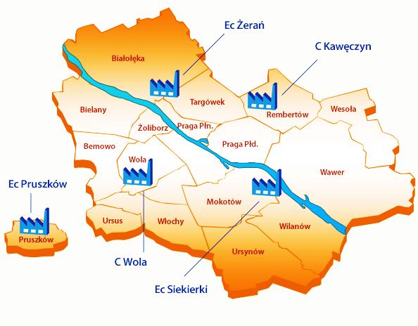 PGNiG TERMIKA zakłady warszawskie PGNiG TERMIKA SA w województwie mazowieckim