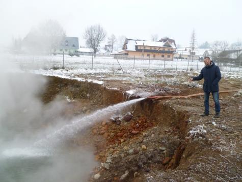 niecki podhalańskiej, przy mineralizacji