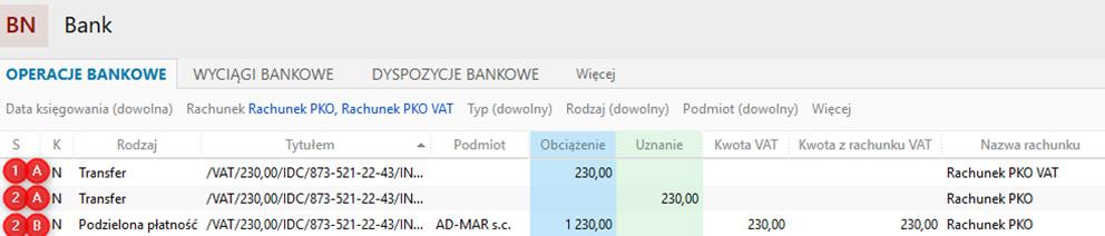 SPLIT PAYMENT INSERT NEXO 11 Bankowość on-line i off-line Zarówno bankowość on-line, jak i off-line, zostały dostosowane do podzielonej płatności.