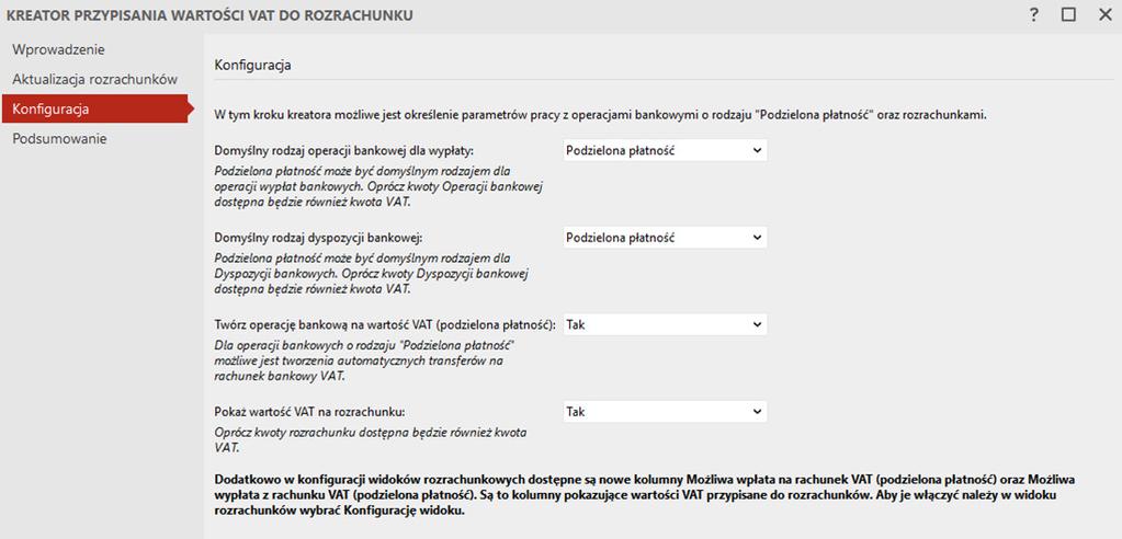 W sytuacji, gdy z jakichś przyczyn operacja nie powiedzie się, w kolumnie prezentowana jest informacja Wystąpił błąd. Najechanie na nią kursorem spowoduje wyświetlenie szczegółów błędu.