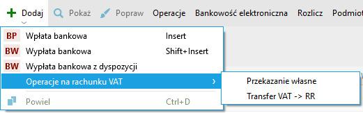 Rachunek VAT powiązany jest z rachunkiem rozliczeniowym i w obrębie jednego banku może być powiązany z wieloma rachunkami rozliczeniowymi.