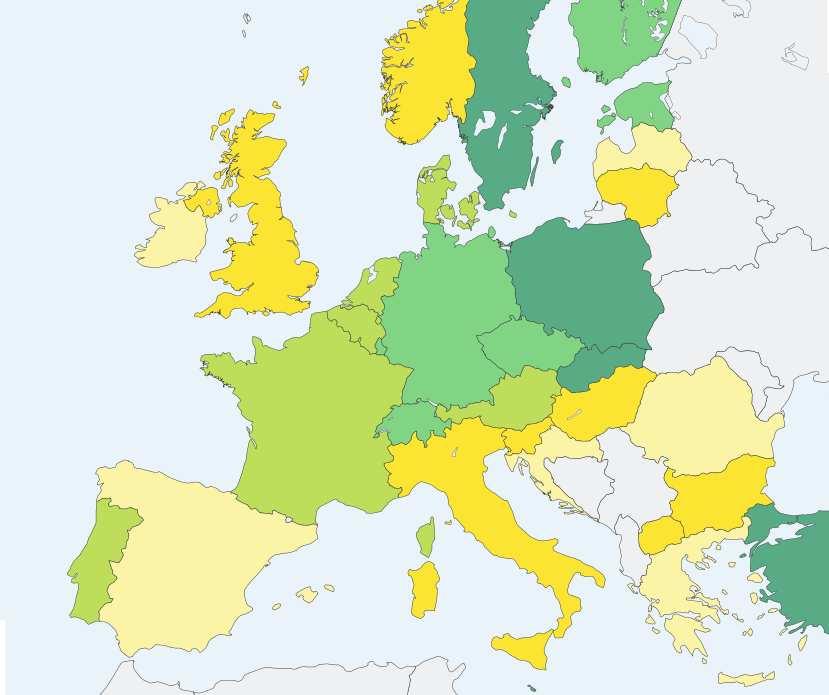 Zmiany PKB w 2009 r. Polska była jedyną gospodarką w Unii Europejskiej, która urosła w 2010 r.