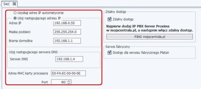 Niezbędne dane konfiguracyjne uzyskasz u administratora sieci komputerowej. 9.4.