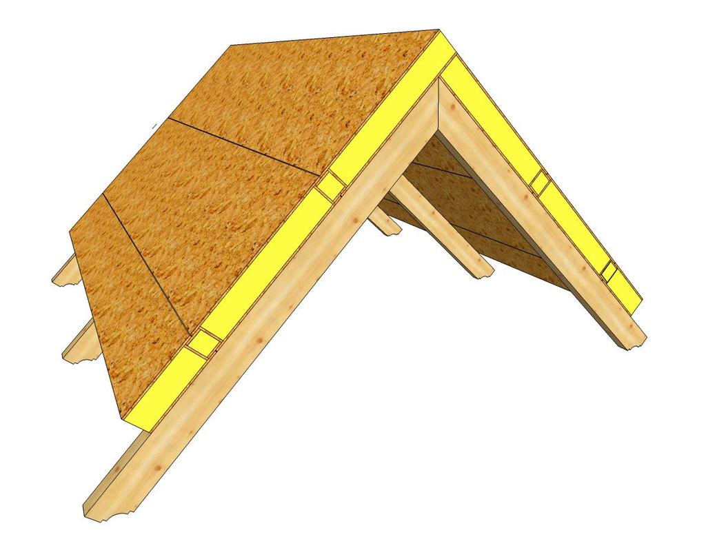 Dach w układzie nakrokwiowym konstrukcja kratownicowa dachu dach wzmocniony istotnie większy rozstaw krokwi w porównaniu do tradycyjnej więźby dachowej brak