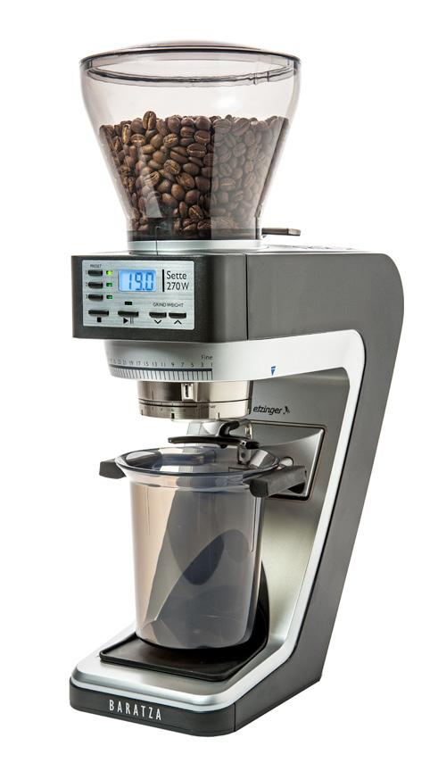 1 Sette 270W CONICAL BURR GRINDER WSTĘP Dziękujemy za zakup młynka Sette Conical Burr Coffee Grinder. Z młynkiem Sette przygotowanie aromatycznej filiżanki kawy nie było jeszcze nigdy tak proste.