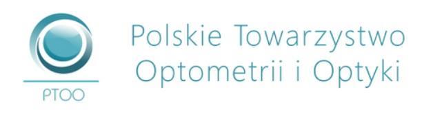 Sesja optometrystyczna objęta jest patronatem honorowym PTOO 10.00 11.50 SESJA OPTOMETRYSTYCZNA, cz. I Sala Uniwersytecka 10.00 10.20 Stożek rogówki dr Kamila Turska, Głogów 10.20 10.