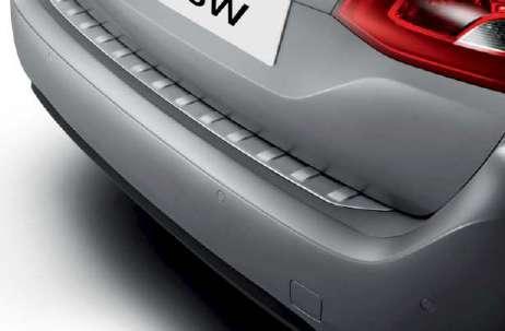 NOWY 308 Listwy ze stali nierdzewnej szczotkowanej INOX. Logo Peugeot.