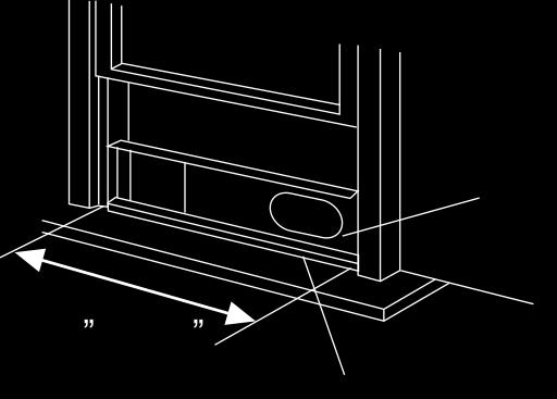 Cut the self-adhesive foam rubber seal to a suitable length and fasten it to the bottom window frame. Fig. 8 2.