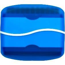 Torba na laptopa w kolorze niebieskim i szarym, znakowanie: haft, pasek