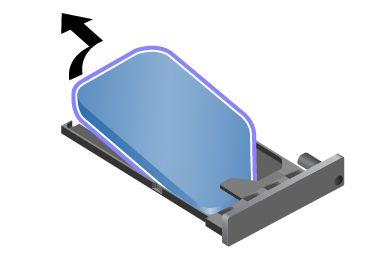 4. Włóż wyprostowany spinacz w otwór tacki karty SIM 1.