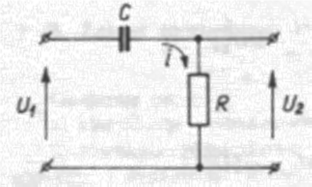 Rys 44 Schemat elektrycznego członu różniczkującego T RC, T d T d + a więc równanie