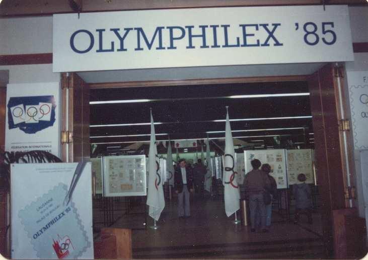 Tylko podczas OLYMPHILEX 1996 w Los Angeles wystawiono 1600 ekranów wypełnionych