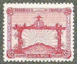 Rok 1932 przynosi pierwszy znaczek z okazji Zimowych Igrzysk Olimpijskich w Lake Placid.