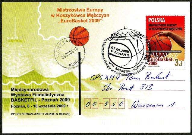 TOUR DE POLOGNE w Nałęczowie, 3-10 sierpnia, zorganizowano wspólnie z LANG Team, a międzynarodową wystawę filatelistyczną BASKETFIL POZNAŃ 2009, 6-10 września, zorganizowano wspólnie ze