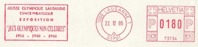 6.3. Muzeum Olimpijskie MKOl w Lozannie Stałe ekspozycje filatelistyki olimpijskiej możemy oglądać w dwóch muzeach w Europie - w Muzeum Olimpijskim MKOl w Lozannie oraz w Muzeum Turystyki i Sportu w