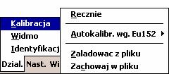 7.3.2.1 Menu Działania Rys.