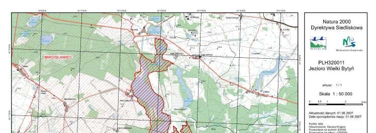 Obszar Natura 2000 Jezioro Wielki Bytyń