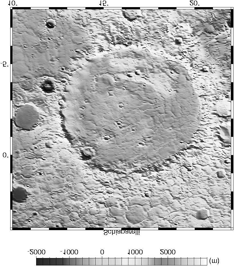 44 Kratery meteorytowe na Marsie Fig. 7. Kratery na dnie krateru Schiaparelli (http://en.wikipedia.