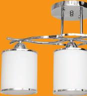 Lampa MORRIS, 3x60W, E27, biała