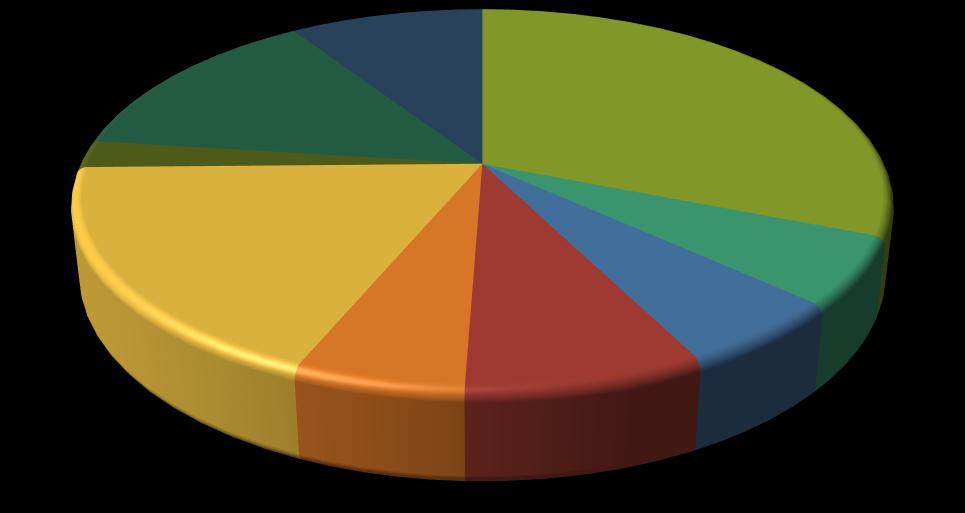 konkursów przedmiotowych ; 16; 7% Szkolne koła przedmiotowe ; 35; 16% Zajęcia dydaktyczno wyrównawcze; 12; 14% Zajęcia korekcyjnokompensacyjne; 2; 2% SKS; 16; 18% Wolontariat; 8; PG 9% Zajęcia