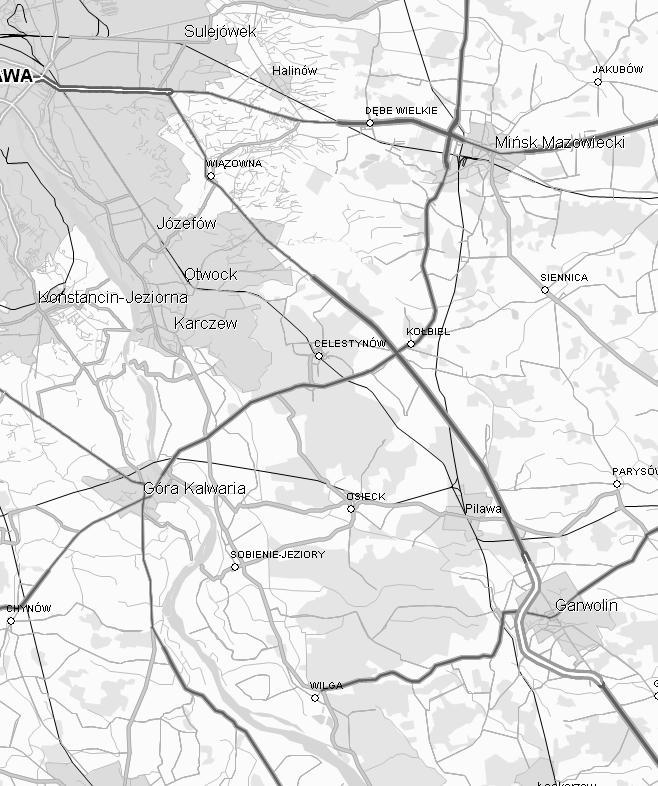 Zadania ujęte w PBDK w perspektywie finansowej 2014-2023 Budowa drogi ekspresowej S17: odcinek Warszawa w. Lubelska Garwolin Długość odcinka: 36,866 km na terenie woj.