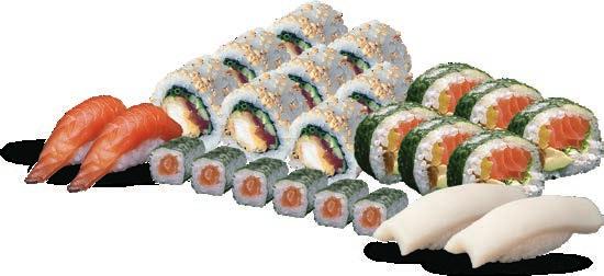 ZESTAWY 90 zł Sushi Mix 24 szt. 2 szt. nigiri łosoś 2 szt.