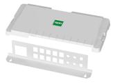 Wymiary: 359 x 464 x 91 mm 358 34 478 NOWOŚĆ MSF PATCH-PANEL 18-PORTOWY METALOWY + POKRYWA REWIZYJNA 26 Patch panel+pokrywa Biały RAL 9016 1-2000-48 295 151 Do modułów teletechnicznych.