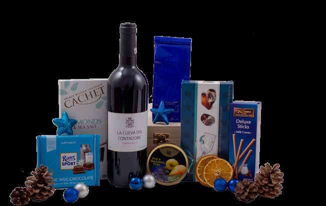 Confetti Box Belgijskie trufle 35g Herbata Świąteczna 50g zawartość: