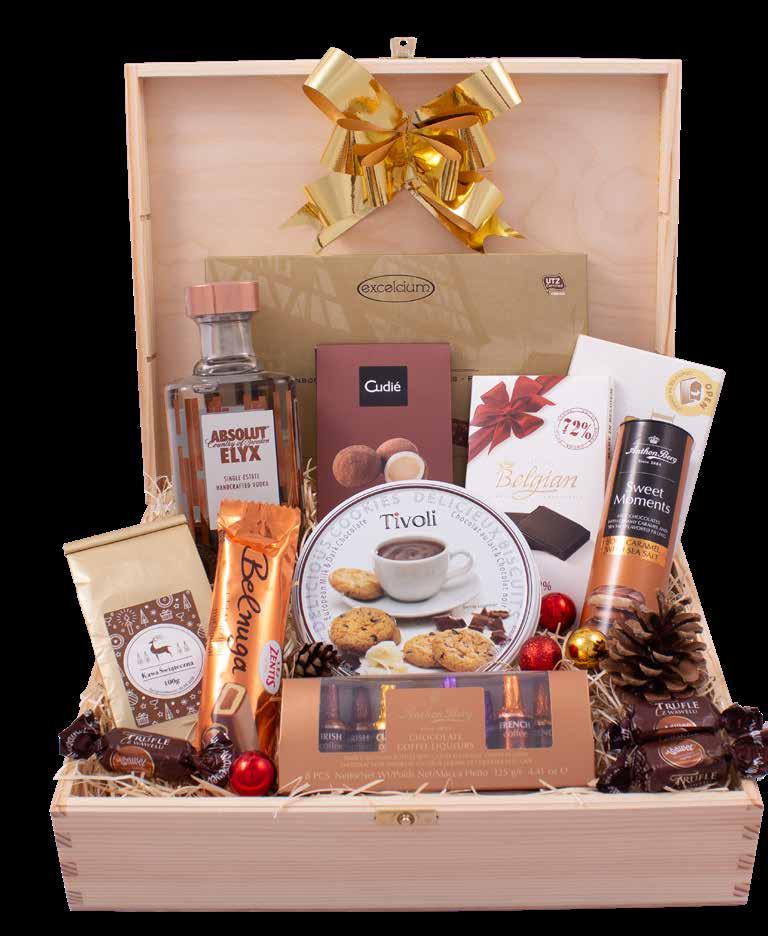 Talarki z czekolady 100g Buteleczki z Likierami Kawowymi 125g Orzechy makadamia w czekoladzie 80g Cukierki Świąteczne Kawa Świąteczna 100g 12.