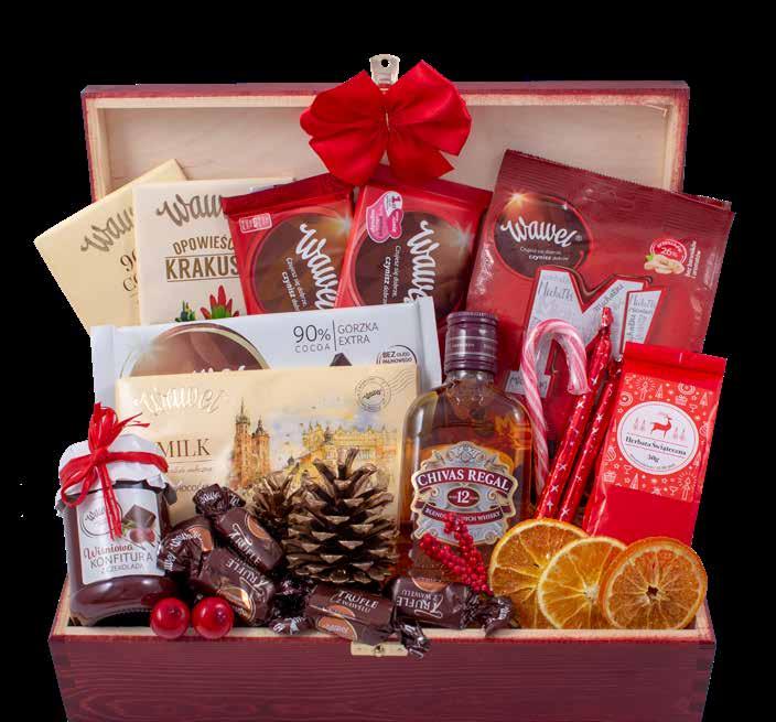 Widokówka z Krakowa 100g Wawel Czekolada mleczna Opowieści Krakusa 100g Wawel Czekolada Premium 90% cocoa 100g Wawel Czekolada mleczna Widokówka z Krakowa 100g Chivas Regal Scotch Whisky 0,20l 40%