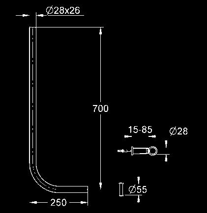 głębokim spłukiwaniem przycisk  robocze 5 bar armatura I klasy głośności P-IX 2835/I 37 132 000 chrom 16,00 obejma rury spłukującej zamocowanie zakryte do rury spłukującej Ø 28