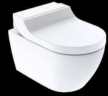 TECHNOLOGIA NATRYSKU WHIRLSPRAY Toaleta myjąca Geberit AquaClean Tuma jest wyposażona w bardzo wygodną, a zarazem ekonomiczną funkcję mycia