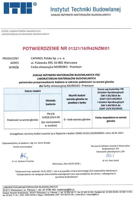 Fotokatalityczne działanie zapewnia aktywny efekt samooczyszczania i podwyższoną ochronę przed rozwojem