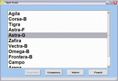 Rys. 6 - program Opel