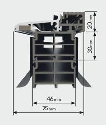 Drzwi standardowe grubość 82 mm zawias widoczny Drzwi Energooszczędne (pasywne) grubość 100 mm zawias chowany - - - Drzwi Energooszczędne