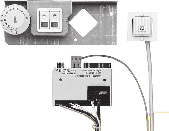 RT 202 termostat zewnętrzny Dwupunktowy regulator temperatury (bimetal) z termicznym sprzężeniem zwrotnym Moc załączalna 230 V / 2 (1) A Stopień ochrony IP30 przy odpowiednim montażu Zakres regulacji