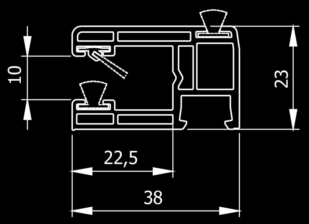 SR 60 - pvc PG 09 - prowadnica