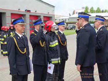 kpt. Bogusław Krajewski, - stopień starszego kapitana - kpt. Ireneusz Harhaj, - stopień kapitana - mł. kpt. Krystian Masalski, - stopień ogniomistrza - mł.