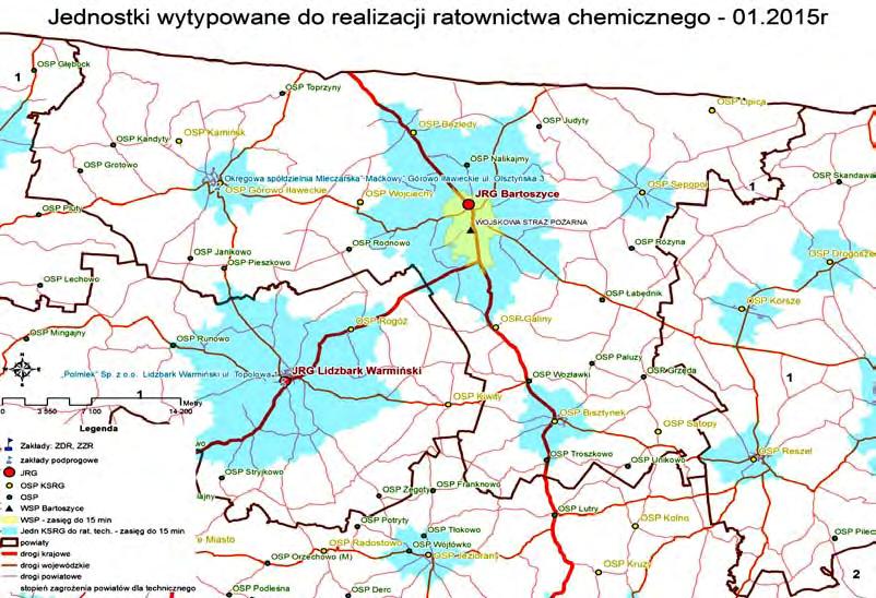 Komenda Powiatowa Państwowej Straży Pożarnej w Bartoszycach 6.6.3.