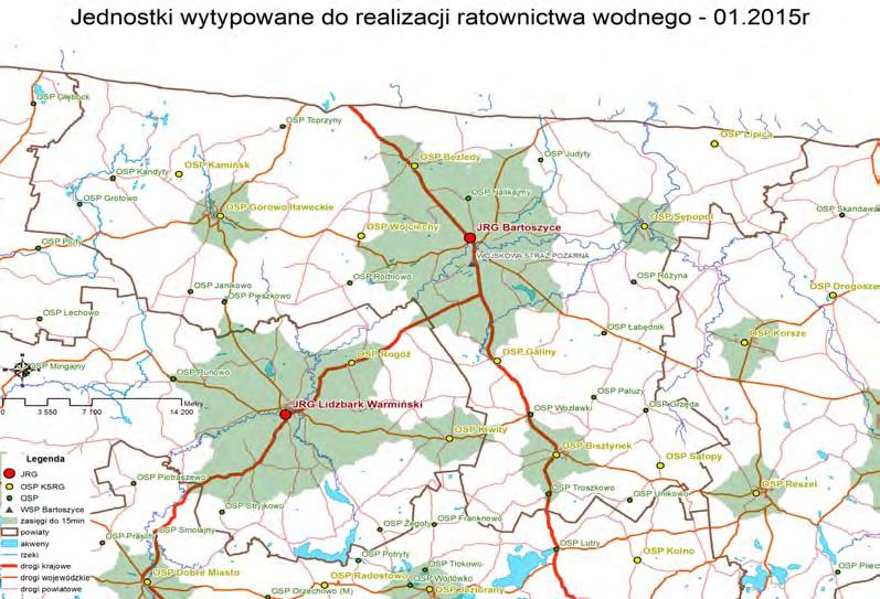 Komenda Powiatowa Państwowej Straży Pożarnej w Bartoszycach 6.8.