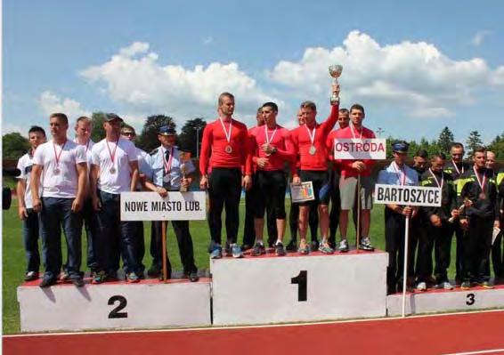 Komenda Powiatowa Państwowej Straży Pożarnej w Bartoszycach Foto: KW PSP Olsztyn W klasyfikacji drużynowej XVII Mistrzostw Województwa Warmińsko-Mazurskiego w Sporcie Pożarniczym reprezentacja