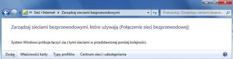 Krok 3: Kliknij Zarządzaj sieciami