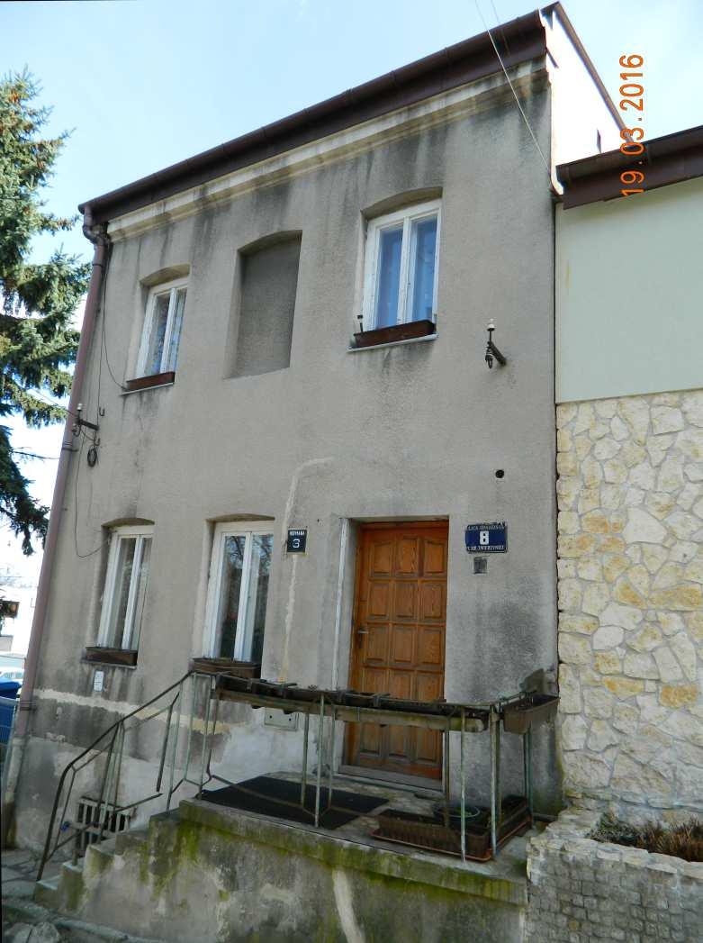 91 Fot. nr 210 (210-211). Dom z ulicy Hofmana 8 i stara tabliczka z czasów Wielkiego Krakowa. Fot. nr 211.